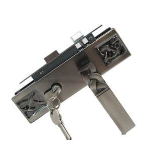 Serrure <span class=keywords><strong>de</strong></span> <span class=keywords><strong>porte</strong></span> intérieure moderne haut <span class=keywords><strong>de</strong></span> gamme <span class=keywords><strong>avec</strong></span> poignées, ensemble <span class=keywords><strong>de</strong></span> serrures et poignées, charnières, cylindre et plaque <span class=keywords><strong>de</strong></span> butée pour <span class=keywords><strong>porte</strong></span> - Product Image 5