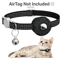 Support en silicone réfléchissant pour AirTag avec clochette, étui de protection pour collier de chien et chat, accessoires pour animaux de compagnie en gros