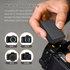 מטען סוללה LP-E17 3-מטען חריץ עם אינדיקטורים הוביל micro usb + 3 יחידות LP-E17 סוללות 7.4v 1500mah - Product Image 4