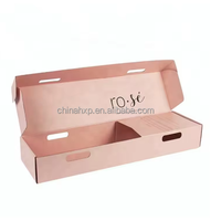 Boîtes à fleurs artificielles longues en carton ondulé de luxe 2026 avec insert, emballage cadeau floral pour arrangements floraux