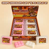Jouets Squishy en Gros au Chocolat Croustillant, Jouets à Presser au Son Croquant, Jouets Anti-Stress à Rebond Lent, Cadeaux pour le Jeu