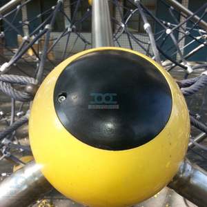 Équipement de filet de corde Tour d'escalade pour enfants Cours de cordes commerciales Cadre intérieur élevé Cours de barre murale Aire de jeux pour enfants - Product Image 2