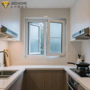 Fenêtre à battants en aluminium moderne de qualité supérieure pour maison et villa - Certifiée CE, rupture de pont thermique, double vitrage, énergie écoénergétique - Product Image 4