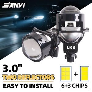 SANVI Usine En Gros Bas <span class=keywords><strong>Prix</strong></span> Non Destructif Haute Qualité Led Projecteur Lentille 2.5 pouces <span class=keywords><strong>pour</strong></span> Camion Bi Led <span class=keywords><strong>Voiture</strong></span> Lumière - Product Image 2