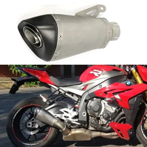 Silencieux d'échappement de moto à enfiler 51/60/65 mm, échappement moto, <span class=keywords><strong>DB</strong></span> <span class=keywords><strong>Killer</strong></span> amovible, laser pour BMW S1000RR 2010-2014 S1000RR - Product Image 2