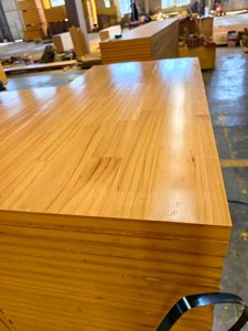 Panneau de coffrage en contreplaqué 3 plis 100% neuf, contreplaqué jaune 3 couches pour la construction - Product Image 2