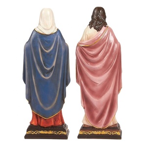 Figurine catholique de la vierge <span class=keywords><strong>marie</strong></span> et jésus Christ, en résine, religieux, créativité de noël - Product Image 5