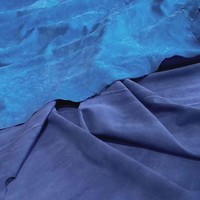 Tissu en cuir véritable en daim de vache véritable givré doux et confortable de couleur personnalisée pour canapé