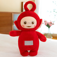 Peluche de dessin animé Teletubbies, jouet en peluche rempli de coton PP, couverture apaisante, poupée de sommeil