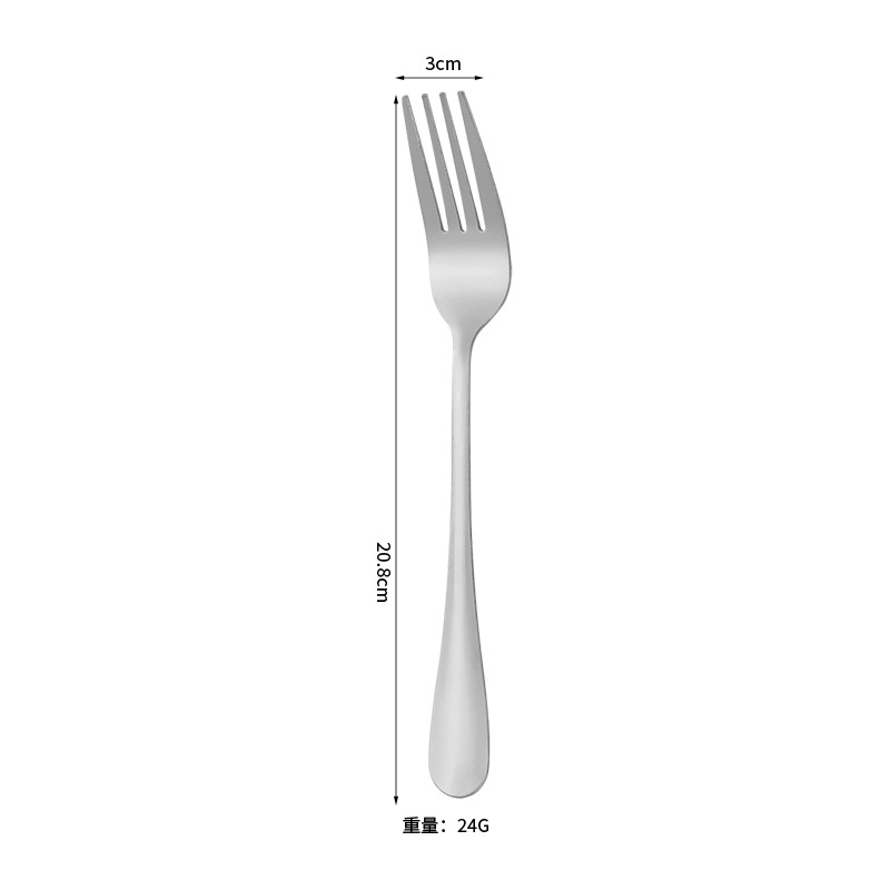 Silver dinner fork (unpackaged)