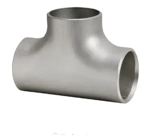 China Supply Gr1 Gr2 Gr3 Gr4 Gr5 Gr7 Gr9 Gr11 Gr12 Gr23 Titanium Pipe Fittings Seamless Tee