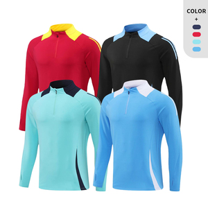 <b>Men's</b> Sport Wear with Zipper Soccer Jersey Football Kits Custom logo Soccer Tracksuit Football <b>Jackets</b> Sport Tracksuit - Product Image 4