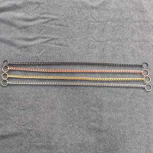 <span class=keywords><strong>Collar</strong></span> de perro de <span class=keywords><strong>10mm</strong></span> de ancho de nueva moda, cadena P, <span class=keywords><strong>collar</strong></span> deslizante de <span class=keywords><strong>Metal</strong></span> de acero inoxidable para caminar, cadena de perro a prueba de masticación de oro rosa - Product Image 4