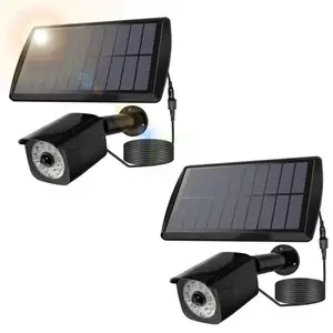 Solar Motion Sensor Lights 11 LED Simulation Security Bionic Spotlight Light and Motion Sensor Waterproof Solar Powered Outdoor