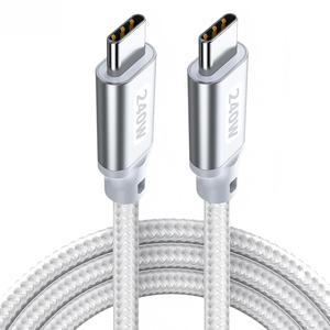 Câble de charge rapide Type-C PD USB-C, cordon tressé en nylon, chargeur de données pour iPhone, câble USB-C 240W, tablette - Product Image 2