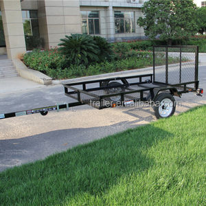 4x6 5x8 5x10 remorque de paysage de décharge utilitaire enduit de poudre - Product Image 2