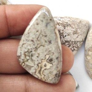 Crazylace Unique multicolore ovale Agate Cabochons araignée naturelle qualité fil d'emballage poli Artisan bijoux pierres précieuses en vrac - Product Image 4