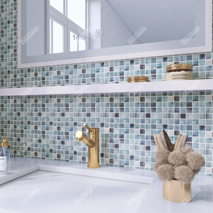 Azulejo de vinilo autoadhesivo, impermeable, Cuadrado, para sala de estar, baño, cocina, contra salpicaduras, PVC, barato, 1mm - Product Image 5