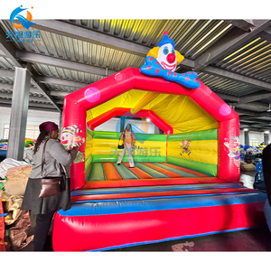Thương mại PVC <span class=keywords><strong>Inflatable</strong></span> chú hề lâu đài bouncy cho trẻ em và người lớn với Blower-Vườn <span class=keywords><strong>Bouncer</strong></span> công viên giải trí của các nhà sản xuất - Product Image 1