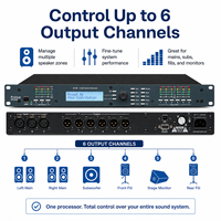 Processeur audio numérique DSP360, 3 entrées 6 sorties DriveRack, processeur audio DSP professionnel, machine audio de performance