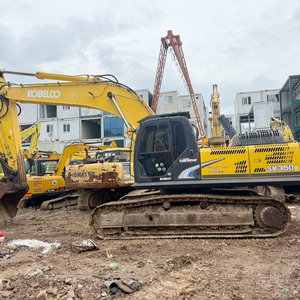 รถขุดไฮดรอลิกแบบตีนตะขาบ Kobelco SK350LC มือสอง ขนาด 35 ตัน พร้อมเครื่องยนต์ Isuzu และปั๊มมอเตอร์ รับประกัน 1 ปี สำหรับงานเหมืองและก่อสร้าง - Product Image 2