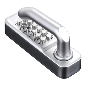 Serrure de mot de passe mécanique en alliage de zinc bouton étanche sans clé serrure de mot de passe numérique porte d'entrée porte en bois serrure domestique - Product Image 5