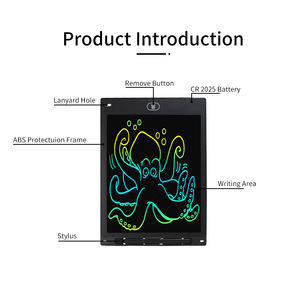 Bloc-notes numérique d'affaires avec <span class=keywords><strong>stylo</strong></span> LCD écriture bloc-notes Doodle Board dessin tablette cadeau <span class=keywords><strong>pour</strong></span> enfants éducation scolaire - Product Image 6