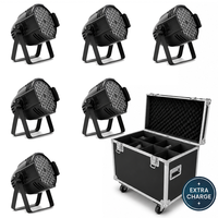 54 projecteurs PAR RGBW de performance 180W 25 °   Beam 8/30 °   Option DMX512 pour spectacles itinérants, mariages et fêtes