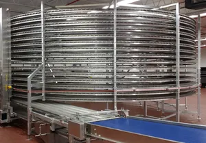 Industrial Croissant Bakery Bread Production Line Spiral Cooling Tower Manufacturer