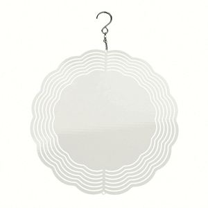 Nuevo Spinner 2023, Blanco, de 8/10 Pulgadas, Doble Cara, para Impresión de Serigrafía, Material Personalizado, Ecológico, para Uso en Interiores - Product Image 1