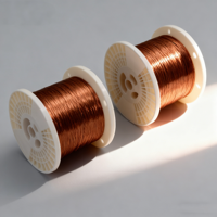 Cable Plano de Poliuretano Esmaltado ROHS para Conductor Sólido de Cobre de Alta Pureza, IP65, para Bobinado de Motores de Automóviles