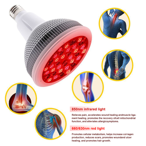 Bombilla de Terapia de Luz Infrarroja, Luz Roja de 36W, 220-240v, Base E27, Dispositivo para Fisioterapia, Relajación Muscular, Uso Doméstico - Product Image 2