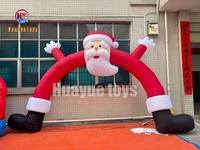 Arche gonflable Père Noël, décoration de Noël, modèle gonflable d'extérieur, arche de bienvenue pour centre commercial et hôtel