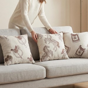 <span class=keywords><strong>Cuscini</strong></span> e Copricuscini di Lusso Moderni con Ricami, Copricuscino per Divano Racehorse Hotel, Copricuscino per <span class=keywords><strong>Testata</strong></span> del Letto - Product Image 1