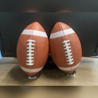 Ballon de football américain personnalisé, service OEM/ODM direct usine, ballon en cuir de haute qualité pour les propriétaires de marques, fabrication en gros en vrac
