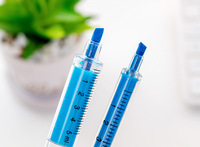 Stylo surligneur à pointe biseautée, 4 couleurs, vente chaude, matériau plastique, séchage rapide, pour étudiants