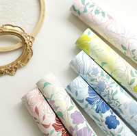 Papier d'emballage pour bouquet de fleurs imperméable pour la Saint-Valentin, papier d'emballage floral, papier pour fleuristes
