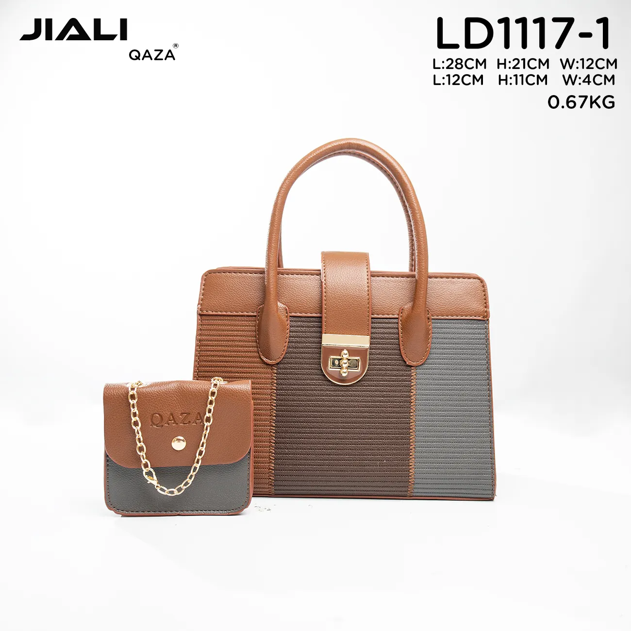 QAZA hot selling wholesale luxury handbags for women 2024 new fashion tendance designer PU leather ladies shoulder hand bags set