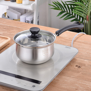 Olla para Leche de Acero Inoxidable 304 con Vaporera, Ahorra Tiempo al Calentar la Leche y Cocinar al Vapor, Segura y Fácil de Usar para Todas las Estufas - Product Image 4