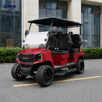 Ventes directes d'usine Komas, mini-voitures de golf électriques, batterie au lithium 48v, 4 roues, 4 places, certificat CE, 30-50 km/h, autonomie de 70-90 km