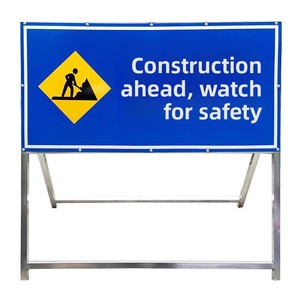 Señal <span class=keywords><strong>de</strong></span> Tráfico Personalizada <span class=keywords><strong>de</strong></span> Fábrica para Construcción <span class=keywords><strong>de</strong></span> Carreteras, Señal <span class=keywords><strong>de</strong></span> Advertencia <span class=keywords><strong>de</strong></span> Identificación Vertical para Ingeniería, 100cm*50cm*100cm, Aluminio - Product Image 2