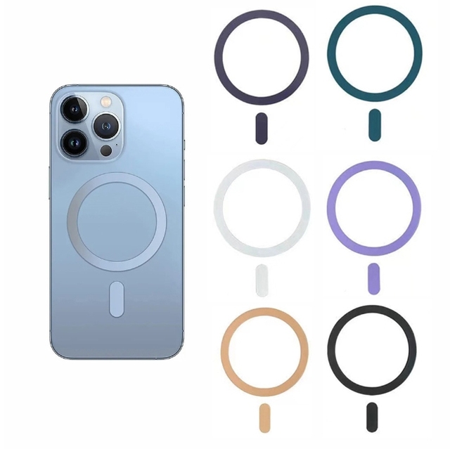 New Design Metal Adhesive Magnetic Wireless Charging Pad with for Ring and Phone Strap for Mobile Phone
