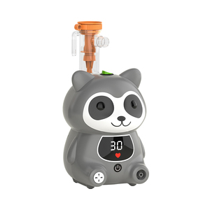 OEM recién lindo mapache pantalla digital inteligente para <span class=keywords><strong>tos</strong></span> asma duradero atomizar SFDA aprobado compresor nebulizador con sincronización - Product Image 6