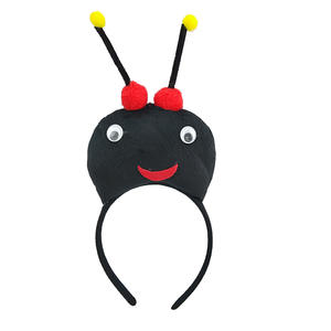 Mignon dessin animé abeille fourmi <span class=keywords><strong>coccinelle</strong></span> bandeau carnaval fête Cosplay drôle Animal bandeau décoration Performance accessoires de fête - Product Image 6