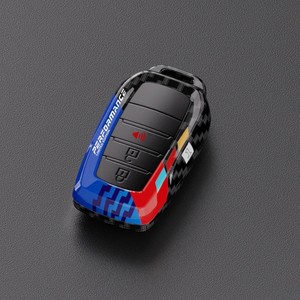 Funda de Fibra de Carbono para Llave de Coche Toyota Corolla, Land Cruiser, Fortuner, Camry, Yaris, Sienna, Alphard, Cross, Hilux, Prado, <span class=keywords><strong>Crown</strong></span> - Product Image 6