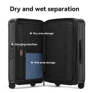 Equipaje enmarcado con cremallera antigrietas, carrito de PC extensible, equipaje de viaje, maletas, tamaño de <span class=keywords><strong>cabina</strong></span> con cerradura TSA y portavasos Flexible - Product Image 2