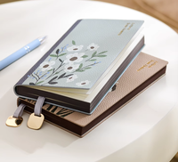 Cahier de voyage A6 Journal de poche rechargeable avec inserts en papier kraft DIY Planner pour Bullet Journaling