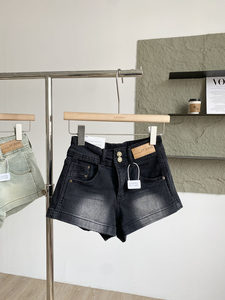 Shorts en <span class=keywords><strong>jean</strong></span> vintage ZONA Fashion Design, coupe skinny, taille mi-haute, sexy, 100% coton, polyvalents, style <span class=keywords><strong>babe</strong></span>, hot pants - Product Image 1