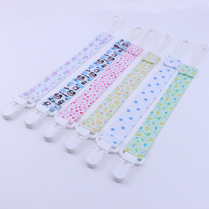 Clip para chupete de bebé con cuerda de poliéster, diseño de dibujos animados, 0-12 meses, diseño de cuerpo recto para uso infantil - Product Image 2