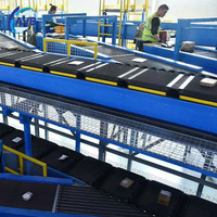 Línea de Clasificación de Cintas Cruzadas Lineales Expandibles, Transportador Duradero para Distribución de Paquetes Multipuerto